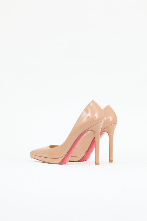 Christian Louboutin Patent Pigalle Plato Pump