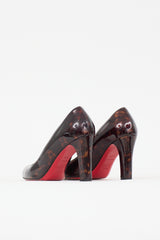 Christian Louboutin Patent Printed Miss Tack Pump