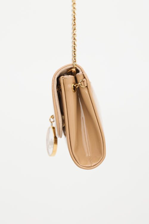 Christian Louboutin Patent Riviera Clutch