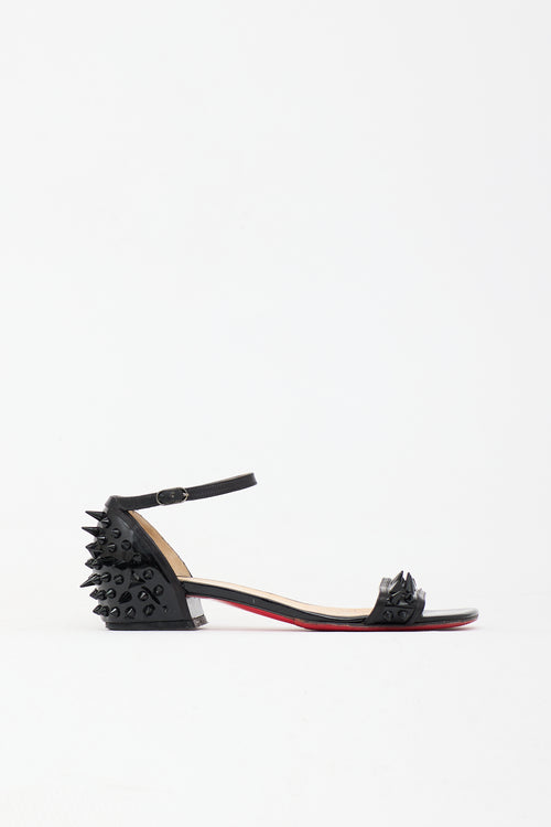 Christian Louboutin Patent Spike Druide Sandal