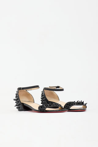 Christian Louboutin Patent Spike Druide Sandal