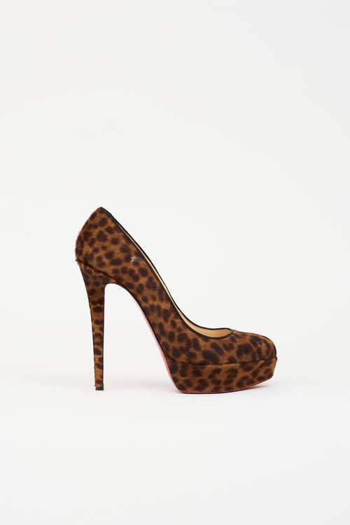 Christian Louboutin Printed Bianca Platform Pump