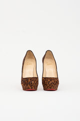 Christian Louboutin Printed Bianca Platform Pump