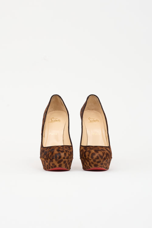 Christian Louboutin Printed Bianca Platform Pump