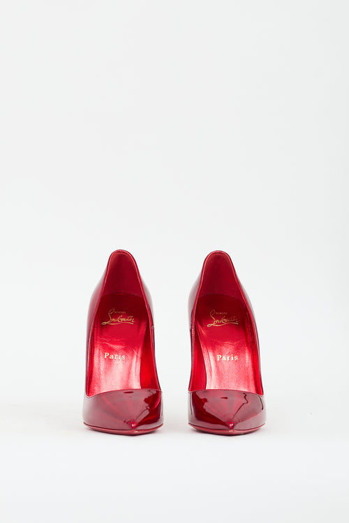 Christian Louboutin Red Patent Psychic So Kate Pump