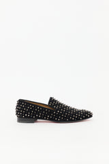 Christian Louboutin Suede Dandelion Spikes Loafer
