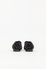 Christian Louboutin Suede Dandelion Spikes Loafer