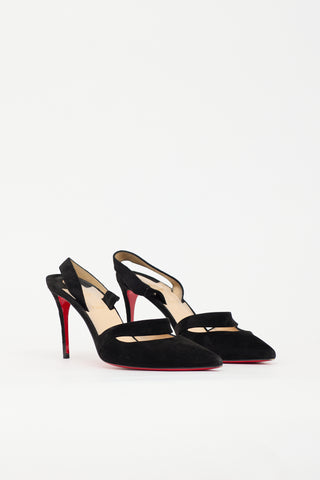 Christian Louboutin Suede Actina Heel
