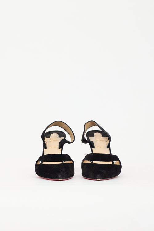 Christian Louboutin Suede Actina Heel
