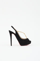 Christian Louboutin Suede Alta Spritney Heel