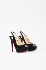 Christian Louboutin Suede Alta Spritney Heel