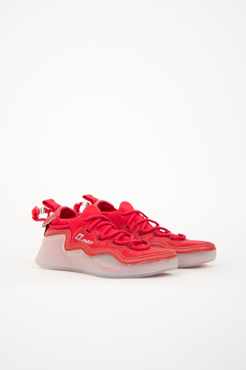 Christian Louboutin Suede Arpoador Sneaker