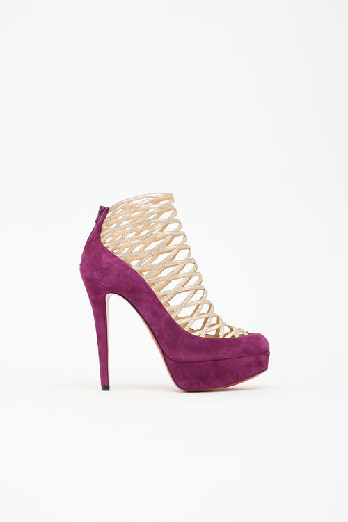 Christian Louboutin Suede Berlinissimo Heel