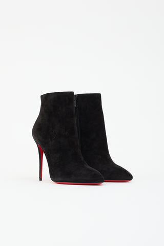 Christian Louboutin Suede Eloise Booty Boot