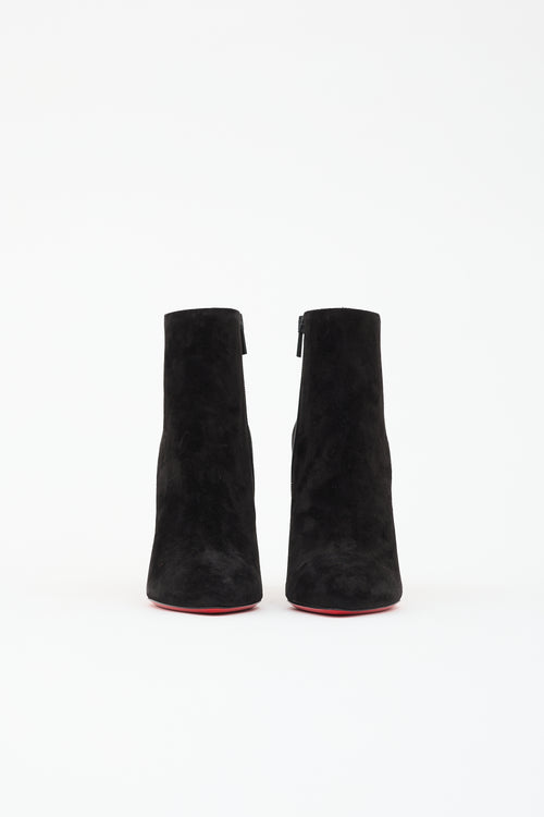 Christian Louboutin Suede Eloise Booty Boot
