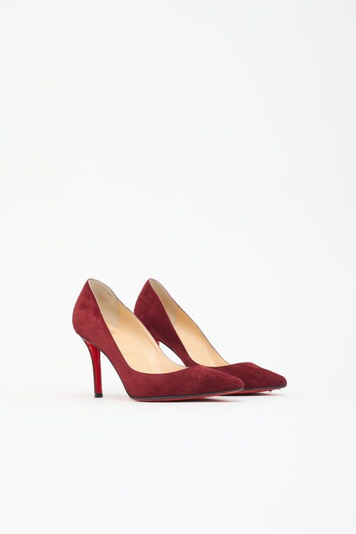 Christian Louboutin Suede Miss Z Pump