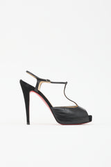 Christian Louboutin Suede & Leather Senora Sandal