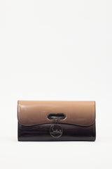 Christian Louboutin Black & Brown Patent Riviera Bag