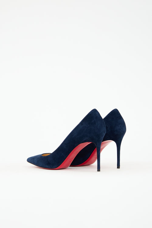 Christian Louboutin Suede Kate Pump