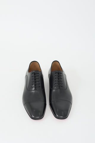 Christian Louboutin Black Leather Greggo Oxford