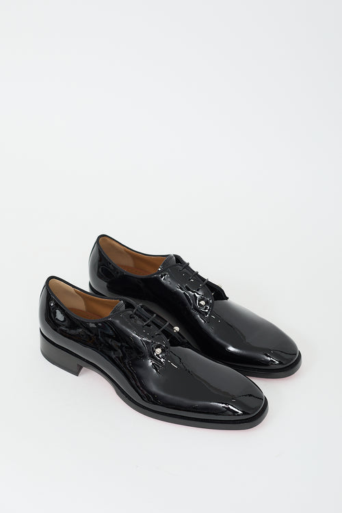 Christian Louboutin Black Patent Leather Chambeliss Derby