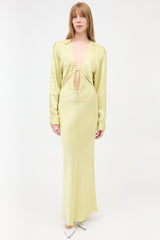 Christopher Esber Silk Cutout Maxi Dress