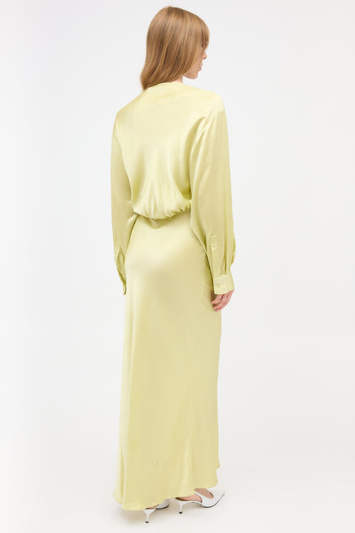 Christopher Esber Silk Cutout Maxi Dress