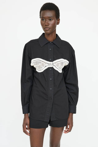 Christopher Esber Cotton Button Up Shirt