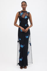 Christopher Kane Tulle Floral Embroidered Dress