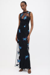 Christopher Kane Tulle Floral Embroidered Dress