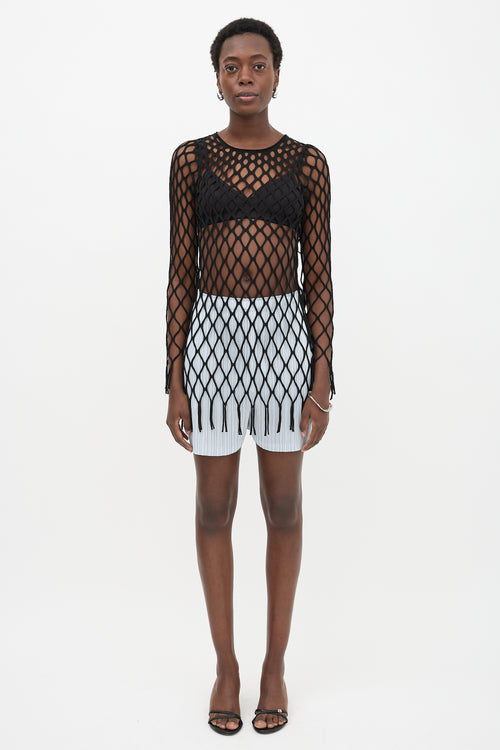 Christopher Esber Knit Mesh Dress
