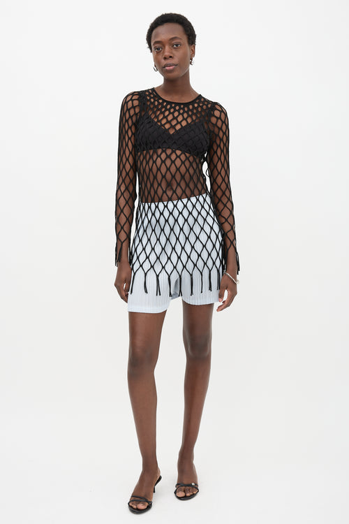 Christopher Esber Knit Mesh Dress