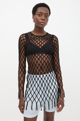 Christopher Esber Knit Mesh Dress