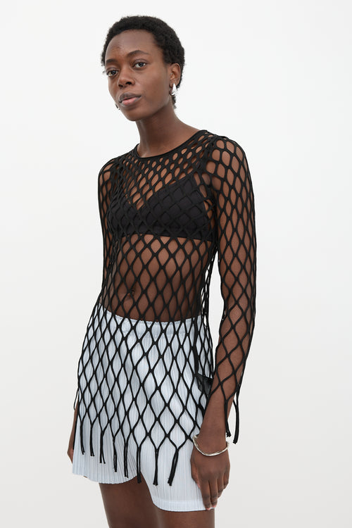 Christopher Esber Knit Mesh Dress