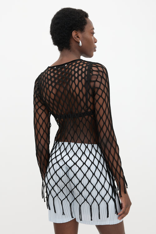 Christopher Esber Knit Mesh Dress