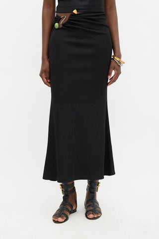 Christopher Esber Ruched Distort Quartz Skirt