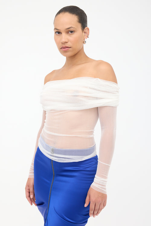 Christopher Esber Silk Veiled Top