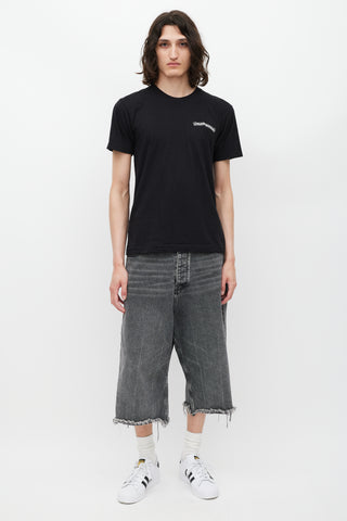 Chrome Hearts Black & Multicolour Las Vegas Logo T-Shirt