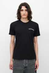 Chrome Hearts Black & Multicolour Las Vegas Logo T-Shirt