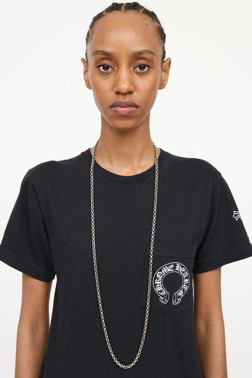 Chrome Hearts Sterling Silver Paperchain Necklace