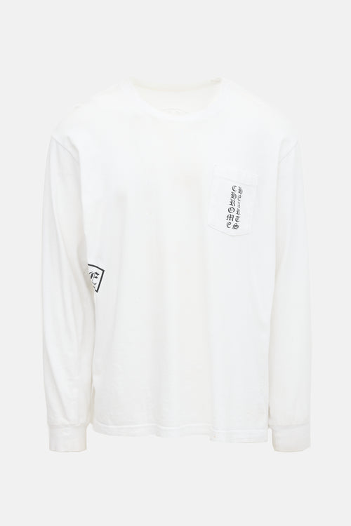 Chrome Hearts Logo Long Sleeve T-Shirt