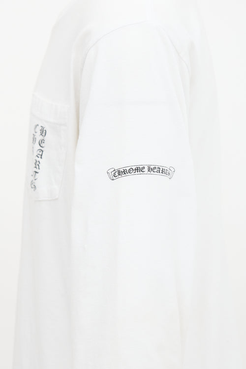 Chrome Hearts Logo Long Sleeve T-Shirt