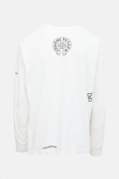 Chrome Hearts Logo Long Sleeve T-Shirt