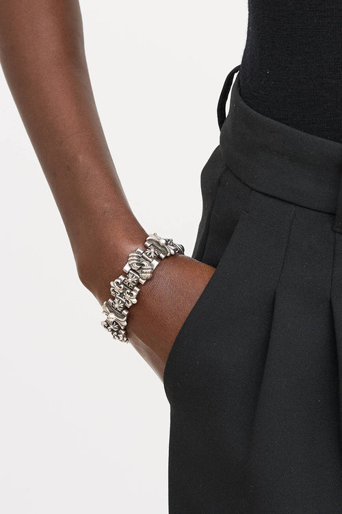 Chrome Hearts 1997 Fancy Plus Clasp Bracelet