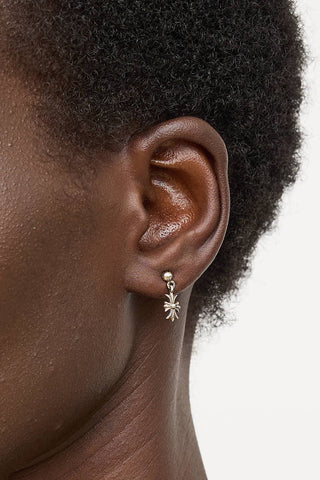 Chrome Hearts Single Cross Drop Earring