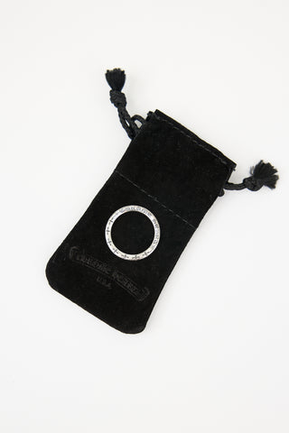 Chrome Hearts Sterling Silver Logo Ring