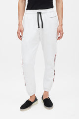 Chrome Hearts X Matty Boy Flame Grey & Multicolour Flame Sweatpants
