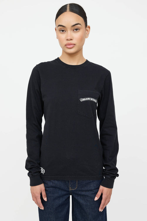 Chrome Hearts Logo Long Sleeve T-Shirt