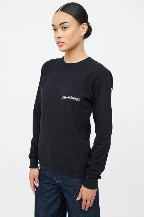 Chrome Hearts Logo Long Sleeve T-Shirt