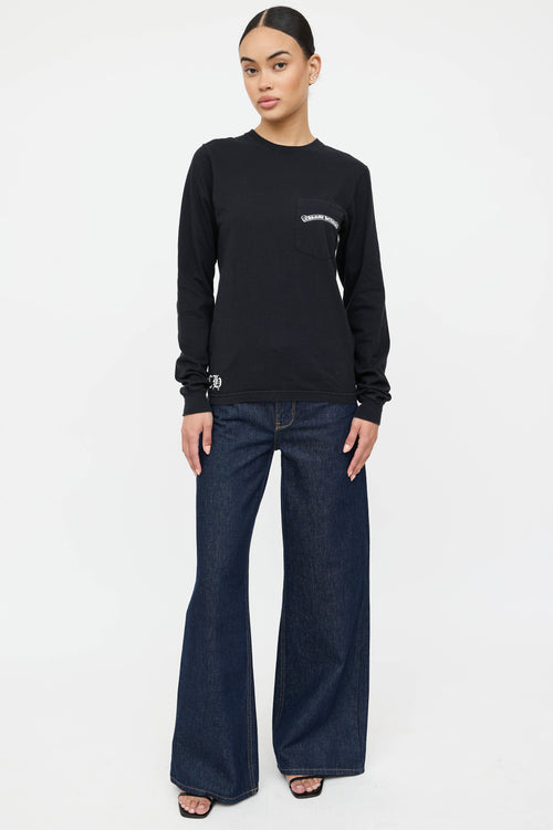 Chrome Hearts Logo Long Sleeve T-Shirt